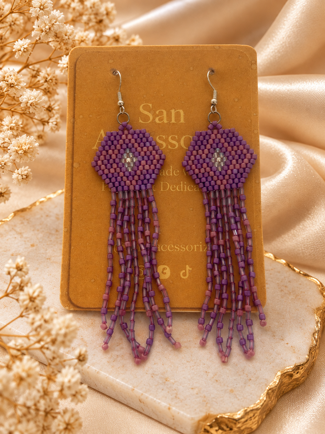 Amethyst Cascade Earrings