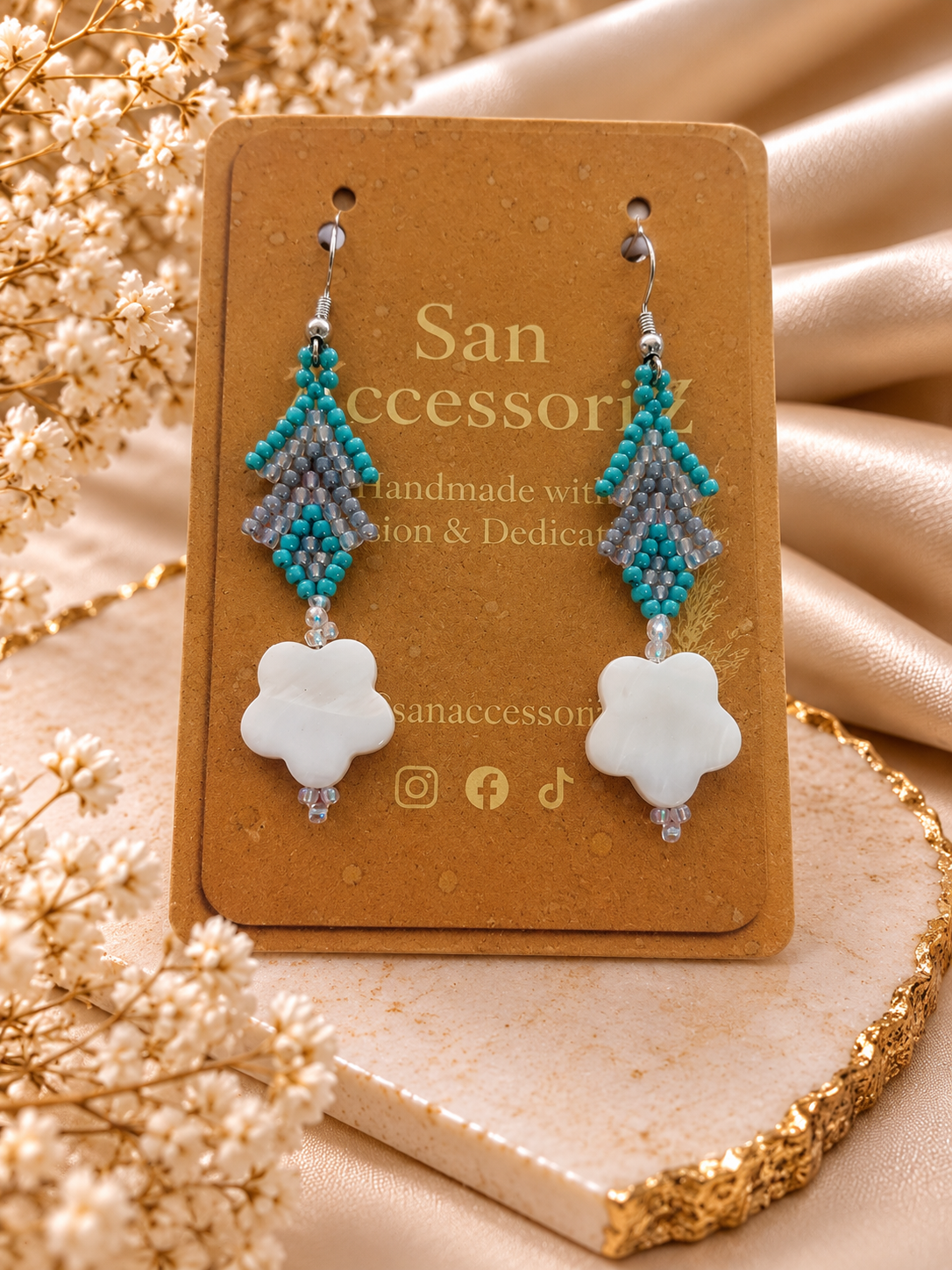 Ocean Blossom Earrings