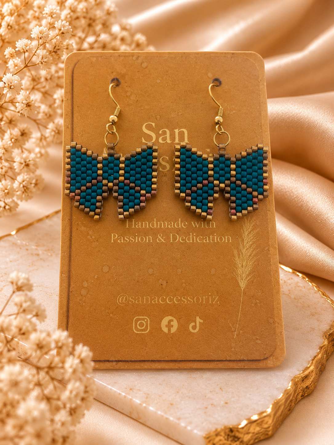 Ocean Bow Earrings