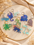 Zodiac Resin Keychains